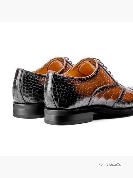Men\'s Genuine Leather Oxfords Blake Rapid Stitch Formal Business Dress Shoes main image 7